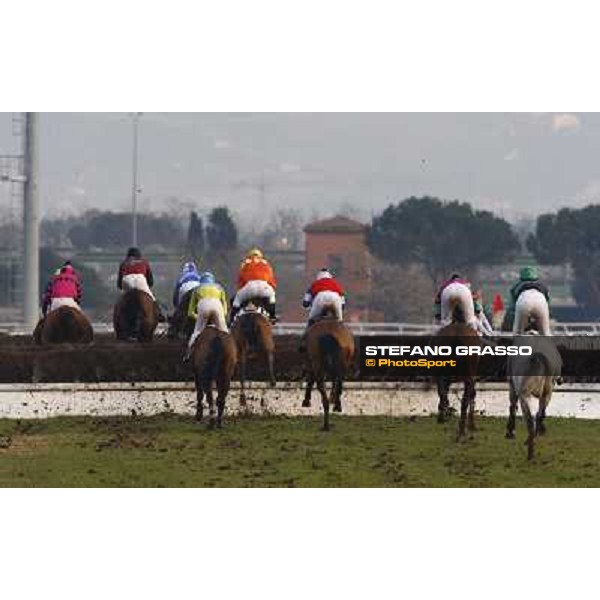 Runners during the 121¡ Grande Steeple Chase di Romna - Mem. Gen. Mario Argenton Rome, 14th february 2010 ph. Stefano Grasso