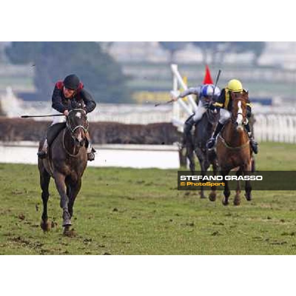 Paul A. Johnson and St Petersbourg go to win the 121¡ Grande Steeple Chase di Romna - Mem. Gen. Mario Argenton Rome, 14th february 2010 ph. Stefano Grasso