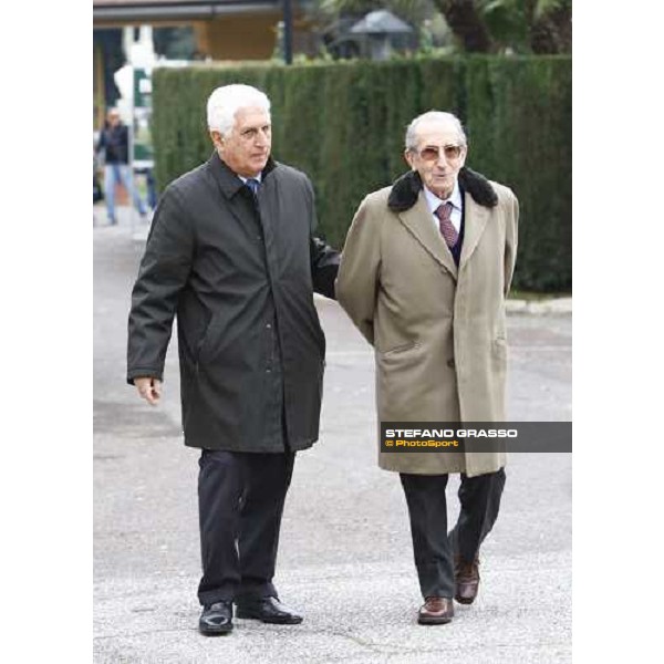Enzo Mei and Raimondo D\'Inzeo Roma, Capannelle racetrack, 14th february 2010 ph. Stefano Grasso