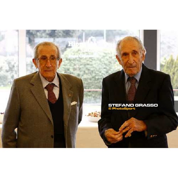 Raimondo D\'Inzeo and Piero D\'Inzeo Roma, Capannelle racetrack, 14th february 2010 ph. Stefano Grasso