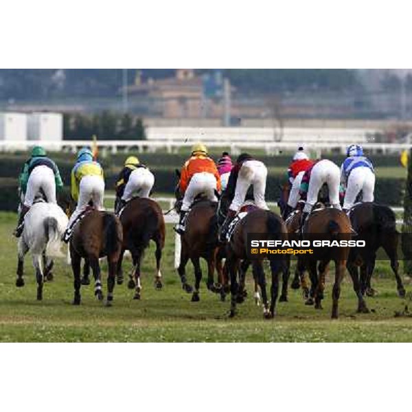 runners during the 121¡ Grande Steeple Chase di Romna - Mem. Gen. Mario Argenton Rome, 14th february 2010 ph. Stefano Grasso