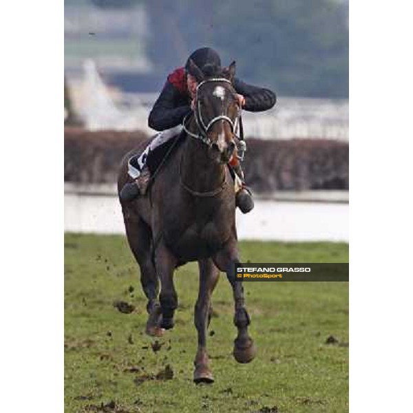 Paul A. Jonson with St Petersbourg goes to win the 121¡ Grande Steeple Chase di Romna - Mem. Gen. Mario Argenton Rome, 14th february 2010 ph. Stefano Grasso