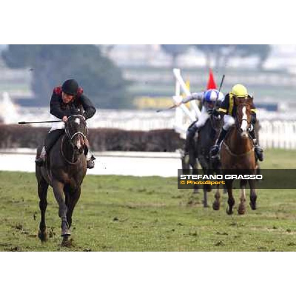 Paul A. Johnson and St Petersbourg go to win the 121¡ Grande Steeple Chase di Romna - Mem. Gen. Mario Argenton Rome, 14th february 2010 ph. Stefano Grasso