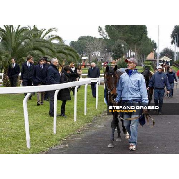 Frammassone before winning the 60.a Gran Corsa Siepi di Roma. Roma, 14th february 2010 ph. Stefano Grasso