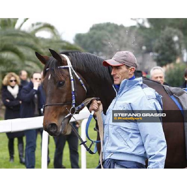 Frammassone before winning the 60.a Gran Corsa Siepi di Roma. Roma, 14th february 2010 ph. Stefano Grasso