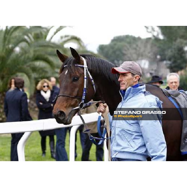 Frammassone before winning the 60.a Gran Corsa Siepi di Roma. Roma, 14th february 2010 ph. Stefano Grasso