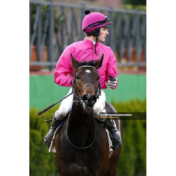 Leuci Lamps after winning the Premio Ippodromo Pardubice Rome, 21st february 2010 ph. Stefano Grasso