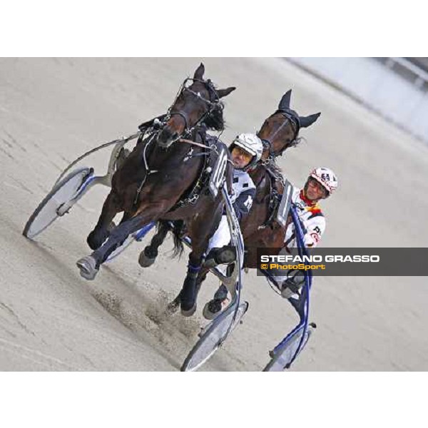 Lexus Font and Island Effe warming up before the start of the Gran Premio E.N.C.A.T - Mem. Fausto Branchini Milan San Siro, 27th february 2010 ph. Stefano Grasso