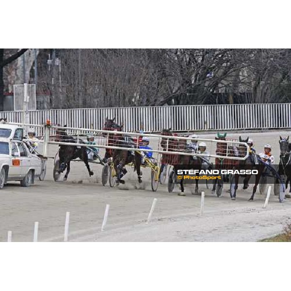 the start of the Gran Premio E.N.C.A.T - Mem. Fausto Branchini Milan San Siro, 27th february 2010 ph. Stefano Grasso