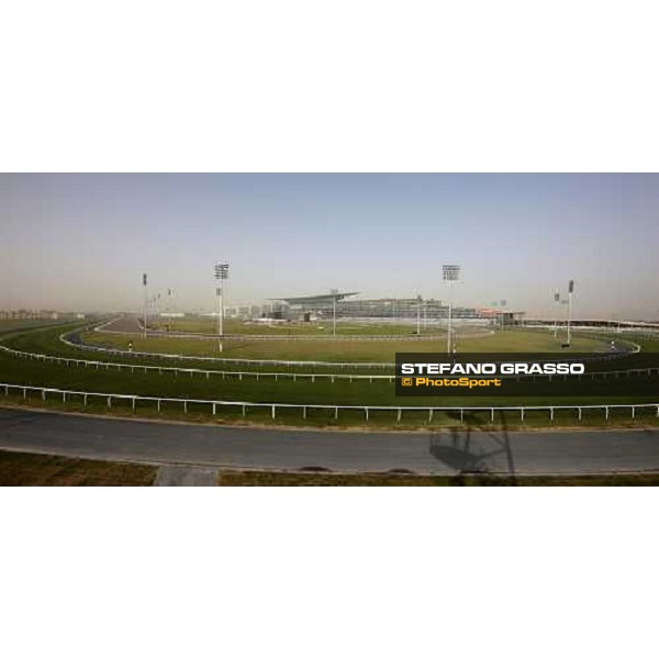 a panoramic view of Meydan racecourse Dubai - Meydan, 7th march 2010 ph. Stefano Grasso