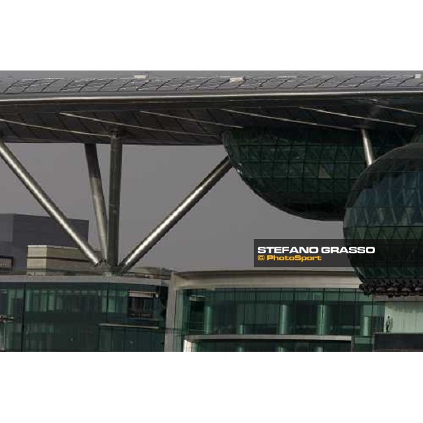 a close up of the grandstand at Meydan racecourse Dubai - Meydan, 7th march 2010 ph. Stefano Grasso