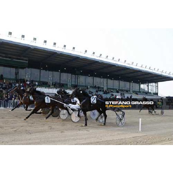 Roberto Andreghetti with Mineiro As wins the Gran Premio Cittˆ di Padova Ponte di Brenta (PD), 14th march 2010 ph. Stefano Grasso