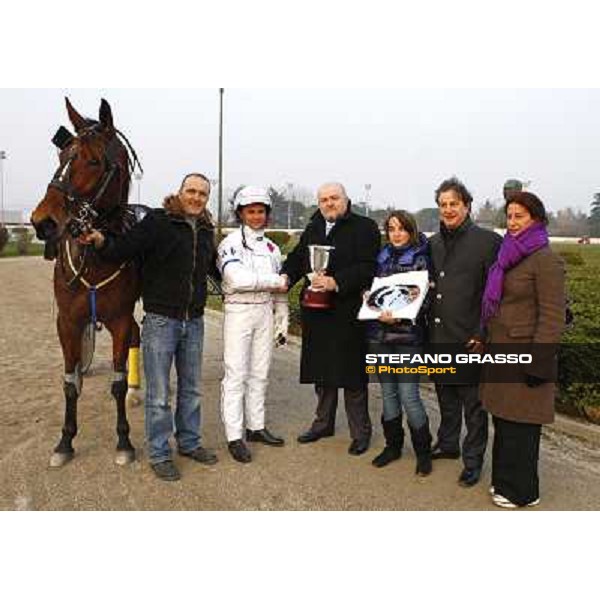 prize giving of Premio Le Padovanelle won by Andrea Farolfi with Leroy Gi˜ Ponte di Brenta (PD), 14th march 2010 ph. Stefano Grasso