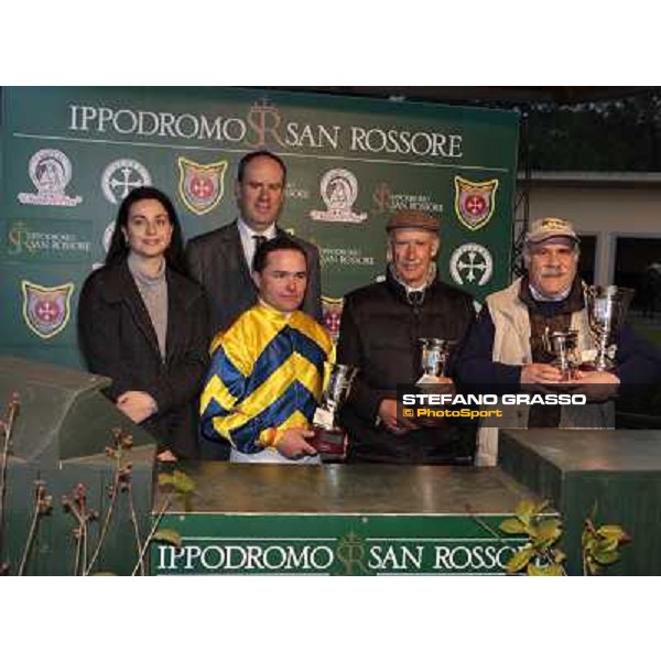 the winning connection of the Premio Gran Corsa Siepi di Pisa Pisa San Rossore, 21st march 2010 ph. Stefano Grasso