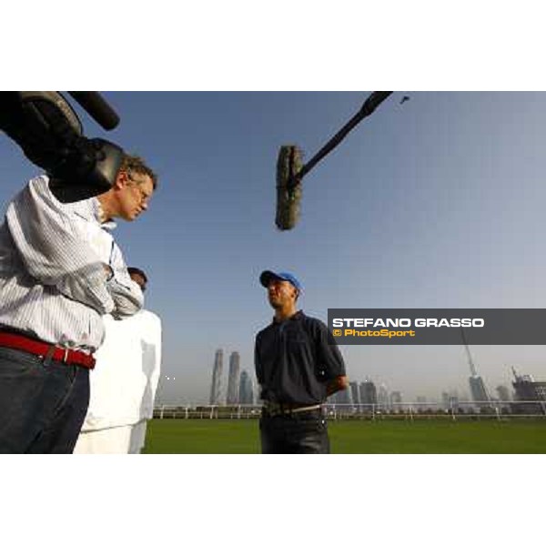 Interview for Frankie Dettori at Godolphin Media Morning Dubai - Al Quoz, 24th march 2010 ph. Stefano Grasso