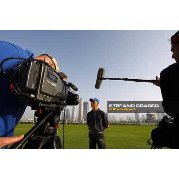 Interview for Frankie Dettori at Godolphin Media Morning Dubai - Al Quoz, 24th march 2010 ph. Stefano Grasso