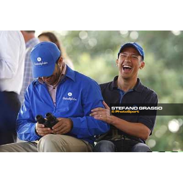 Saeed Bin Suroor and Frankie Dettori at Godolphin Media Morning Dubai - Al Quoz, 24th march 2010 ph. Stefano Grasso