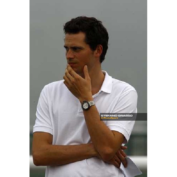 Matteo Cumani during morning trackworks Dubai - Meydan, 25th march 2010 ph. Stefano Grasso