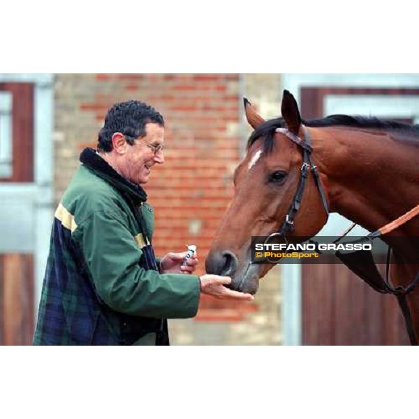 Newmarket 100104 Luciano Salice with Falbrav at Bedford House ph. Stefano Grasso