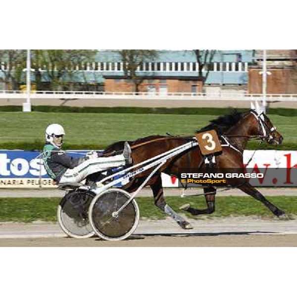 Nakitast and Enrico Bellei immediately after winning the Gran Premio Italia Bologna - Arcoveggio racetrack, 5th april 2010 ph. Stefano Grasso