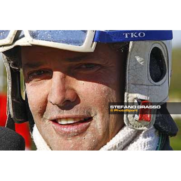 a close up for Enrico Bellei after winning the Gran Premio Italia Bologna - Arcoveggio racetrack, 5th april 2010 ph. Stefano Grasso