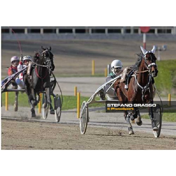 Enrico Bellei with Nakitast goes to win the Gran Premio Italia Bologna - Arcoveggio racetrack, 5th april 2010 ph. Stefano Grasso