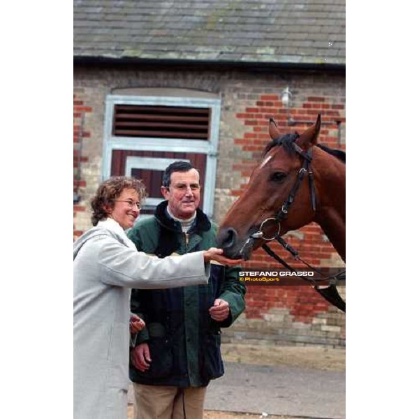 Newmarket 100104 Francesca and Luciano Salice with Falbrav at Bedford House ph. Stefano Grasso