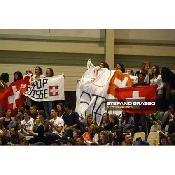 Steve Guerdat\'s supporters Geneva - Rolex Fei World Cup final, 16th april 2010 ph. Stefano Grasso