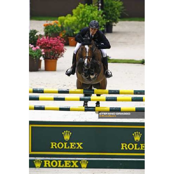 Steve Guerdat (SUI) riding Tresor V wins the second leg of the Rolex Fei World Cup Final (Jump- off) Geneva - Rolex Fei World Cup final, 16th april 2010 ph. Stefano Grasso