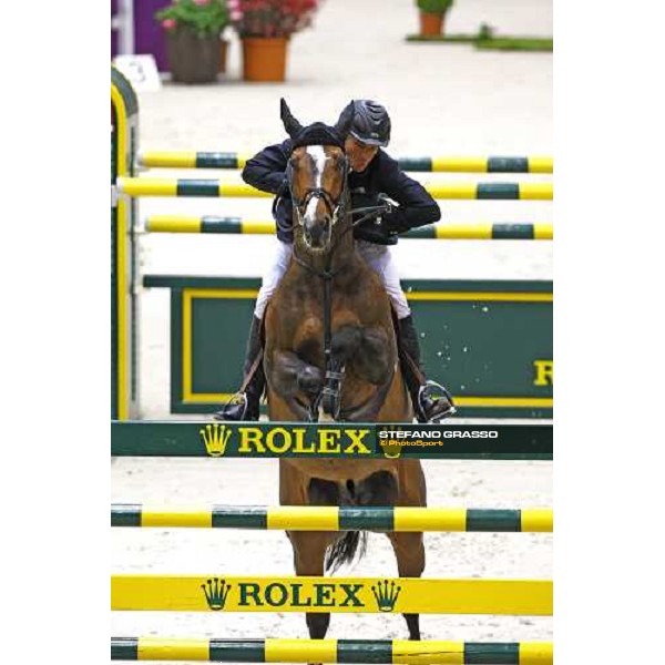 Steve Guerdat (SUI) riding Tresor V wins the second leg of the Rolex Fei World Cup Final (Jump- off) Geneva - Rolex Fei World Cup final, 16th april 2010 ph. Stefano Grasso