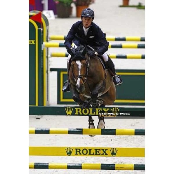 Steve Guerdat (SUI) riding Tresor V wins the second leg of the Rolex Fei World Cup Final (Jump- off) Geneva - Rolex Fei World Cup final, 16th april 2010 ph. Stefano Grasso