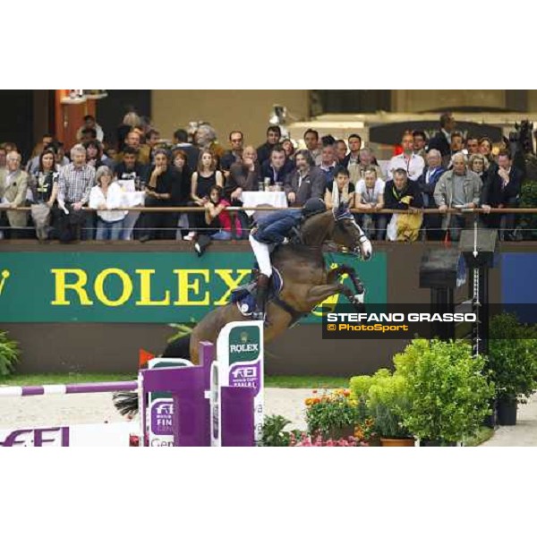 Natale Chiaudani on Snai Seldana di Campalto Geneva - Rolex Fei World Cup final, 16th april 2010 ph. Stefano Grasso