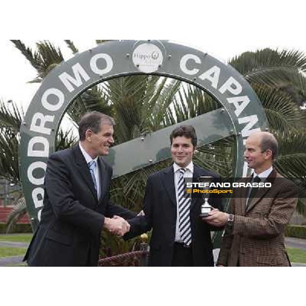 prizegiving Premio Lorenzo Camuffo - trainer Stefano Botti Rome Capannelle, 18th april 2010 ph. Stefano Grasso