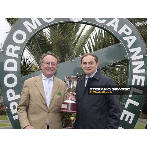 prizegiving Premio Parioli - ing. Diego Romeo and Stefano Luciani Rome Capannelle, 18th april 2010 ph. Stefano Grasso