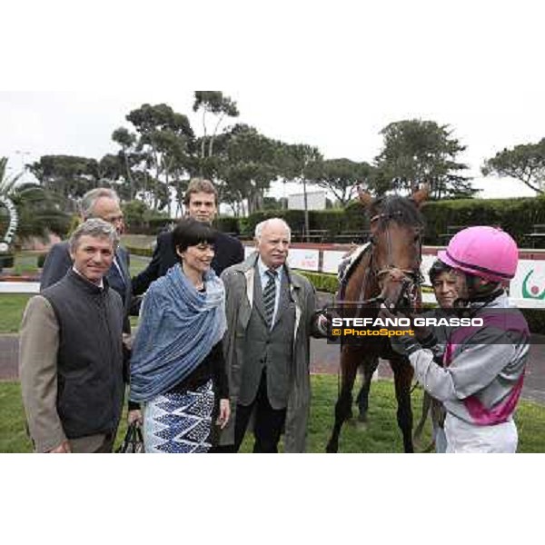 MArio Esposito - Ansiei and winning connection of Premio Botticelli Rome Capannelle, 18th april 2010 ph. Stefano Grasso