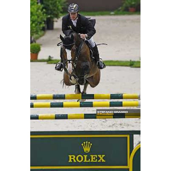Marcus Ehning on Plot Blue wins the Rolex Fei World Cup final Geneva, 18th april 2010 ph. Stefano Grasso