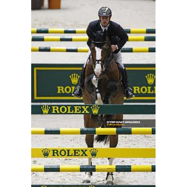 Marcus Ehning on Plot Blue wins the Rolex Fei World Cup final Geneva, 18th april 2010 ph. Stefano Grasso