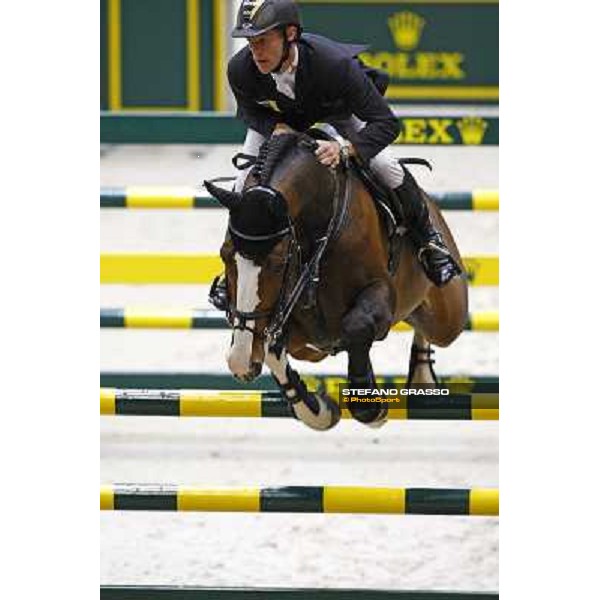 Marcus Ehning on Plot Blue wins the Rolex Fei World Cup final Geneva, 18th april 2010 ph. Stefano Grasso
