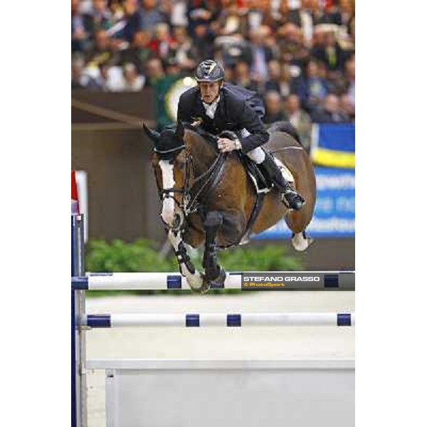 Marcus Ehning on Plot Blue wins the Rolex Fei World Cup final Geneva, 18th april 2010 ph. Stefano Grasso