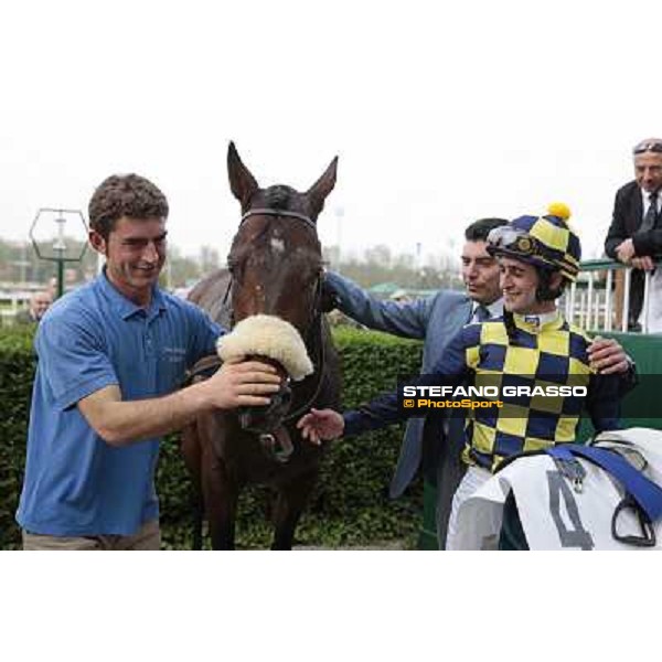 Jakkalberry winner of the Premio Ambrosiano Milan, San Siro racetrack 24th april 2010 ph. Stefano Grasso