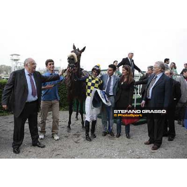 Jakkalberry winner of the Premio Ambrosiano Milan, San Siro racetrack 24th april 2010 ph. Stefano Grasso