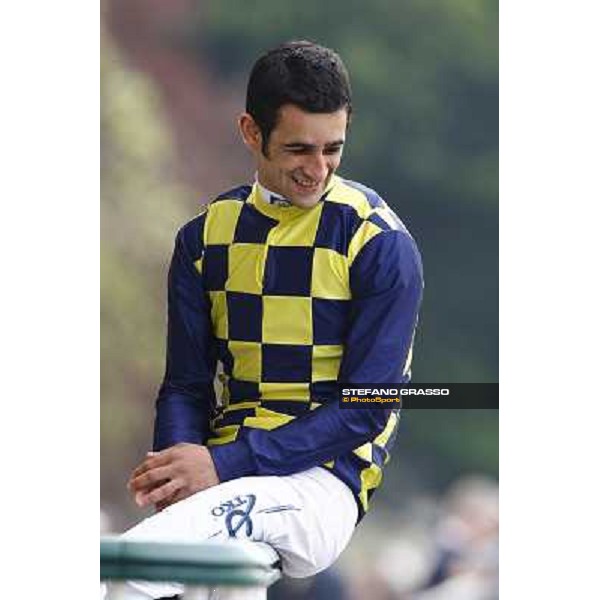 Fabio Branca winner of the Premio Ambrosiano Milan, San Siro racetrack 24th april 2010 ph. Stefano Grasso