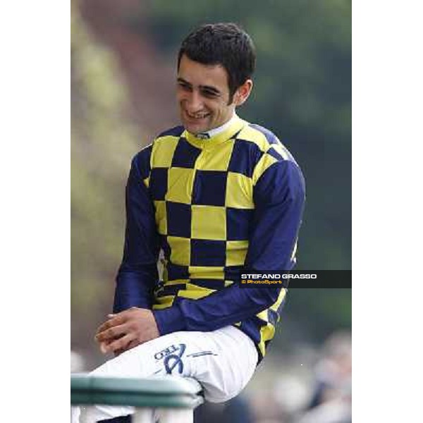 Fabio Branca winner of the Premio Ambrosiano Milan, San Siro racetrack 24th april 2010 ph. Stefano Grasso