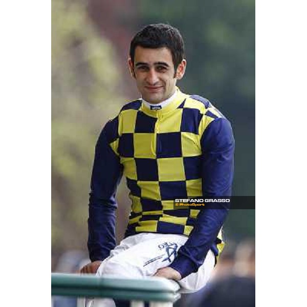 Fabio Branca winner of the Premio Ambrosiano Milan, San Siro racetrack 24th april 2010 ph. Stefano Grasso