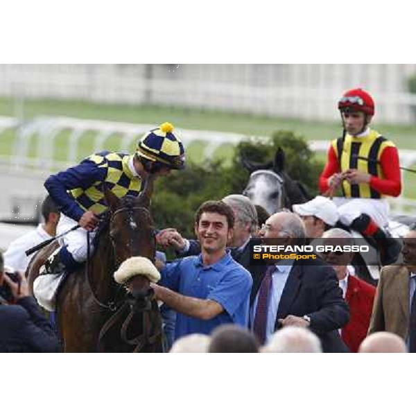 Jakkalberry winner of the Premio Ambrosiano Milan, San Siro racetrack 24th april 2010 ph. Stefano Grasso