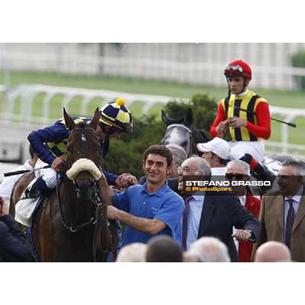 Jakkalberry winner of the Premio Ambrosiano Milan, San Siro racetrack 24th april 2010 ph. Stefano Grasso