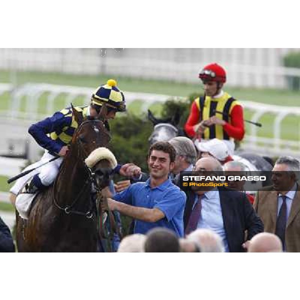 Jakkalberry winner of the Premio Ambrosiano Milan, San Siro racetrack 24th april 2010 ph. Stefano Grasso