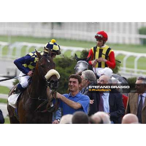 Jakkalberry winner of the Premio Ambrosiano Milan, San Siro racetrack 24th april 2010 ph. Stefano Grasso