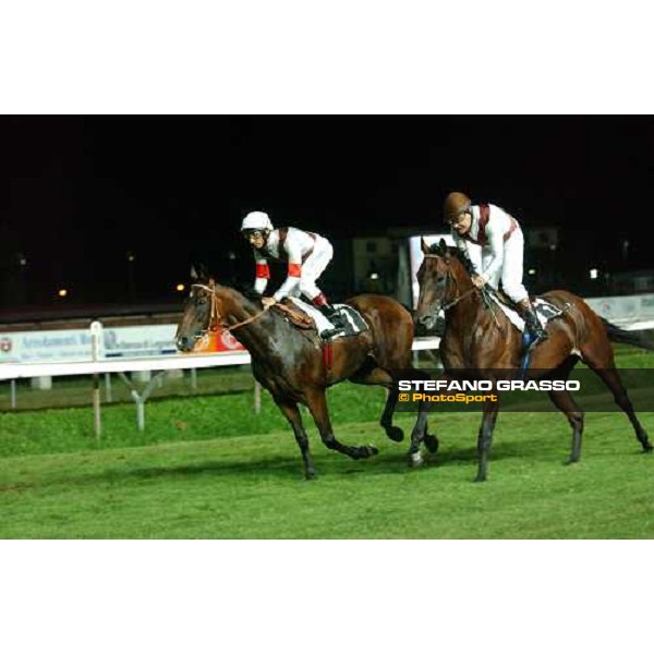 Frankie Dettori and Pinuccio Molteni Varese Le Bettole 7th august 2004 ph. Stefano Grasso