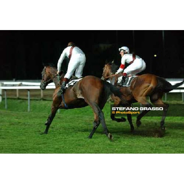 Pinuccio Molteni and Frankie Dettori Varese Le Bettole 7th august 2004 ph. Stefano Grasso